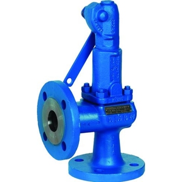 Spring-loaded safety valve Type 548 series 433 steel low-lifting flange